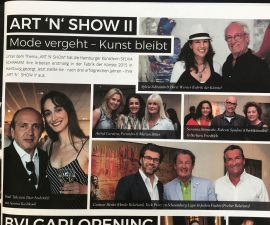 Article in „OPIUM“ the new Magazine for Hamburg