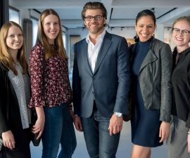 Gunnar Henke and Team (Henke Relations) with Christian Dunst